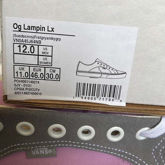 Vans Og Lampin Lx Suede Canvas MENS - Picture 16 of 16